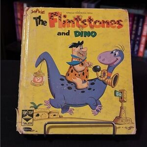 Vintage The Flintstones and Dino (Whitman Top Top Tales, 1961) – Hardcover Child